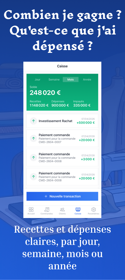 Who paid me? What did I spend?